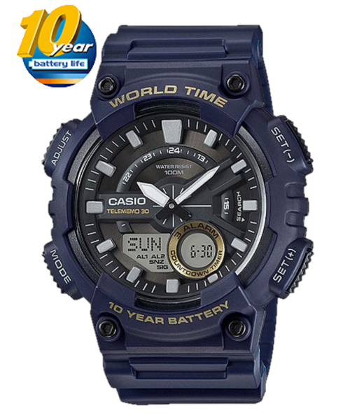 Casio Analog-Digital Men's Watch AEQ-110W-2A