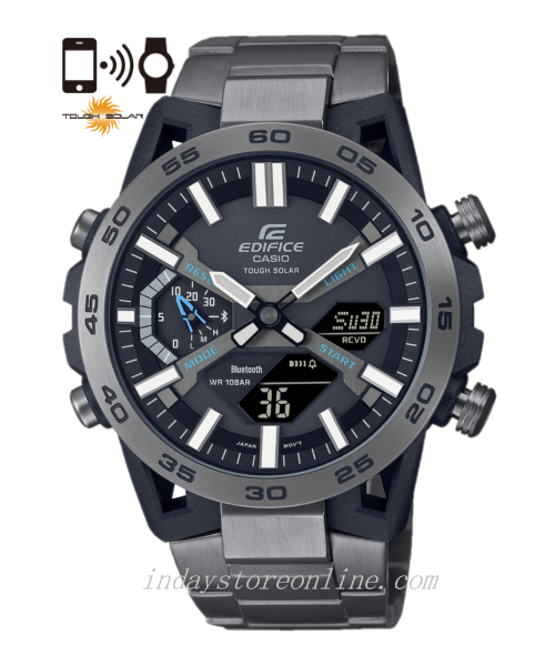 Casio Edifice Men's Watch ECB-2000DC-1A Edifice Sospensione Tough Solar Mobile link Bluetooth