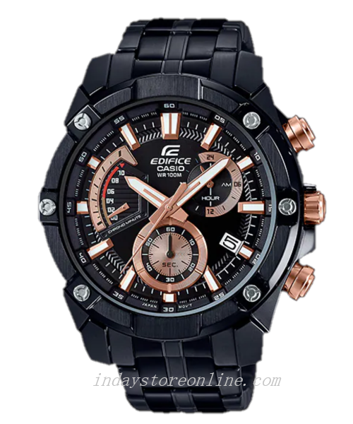 Casio Edifice Men's Watch EFR-559DC-1A Standard Chronograph Stainless Steel Band